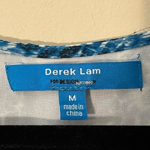 Derek Lam for design nation sleeveless geometric maxi dress fully lined size M - Picture 9 of 11